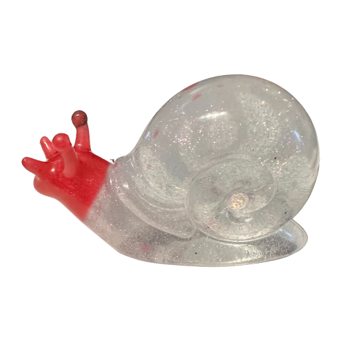 RubyGlo Resin Snail