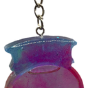 Multi-coloured Gumball Shaker Keychain