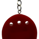 Red Digital Game Shaker Keychain