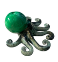 Gorgeous Black & Green Resin Octopus