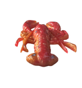 Red & Orange Lobster Resin Decor