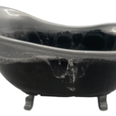 Black & Silver Bathtub Soap Dish