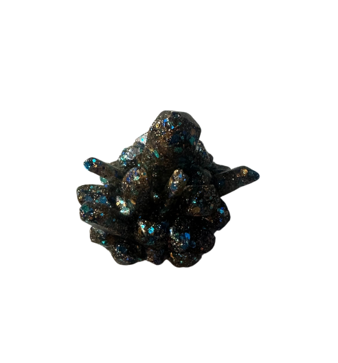 Blue & Teal Resin Cluster