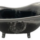 Black & Silver Bathtub Soap Dish