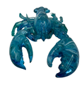 Blue Lagoon Swirl Crustacean - Resin Lobster