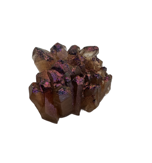 Rich Plum Gem Resin Cluster