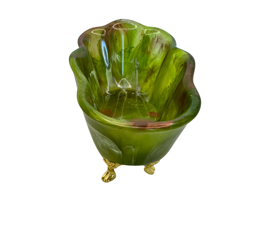 Green Envy Clawfoot Tub Soap Dish