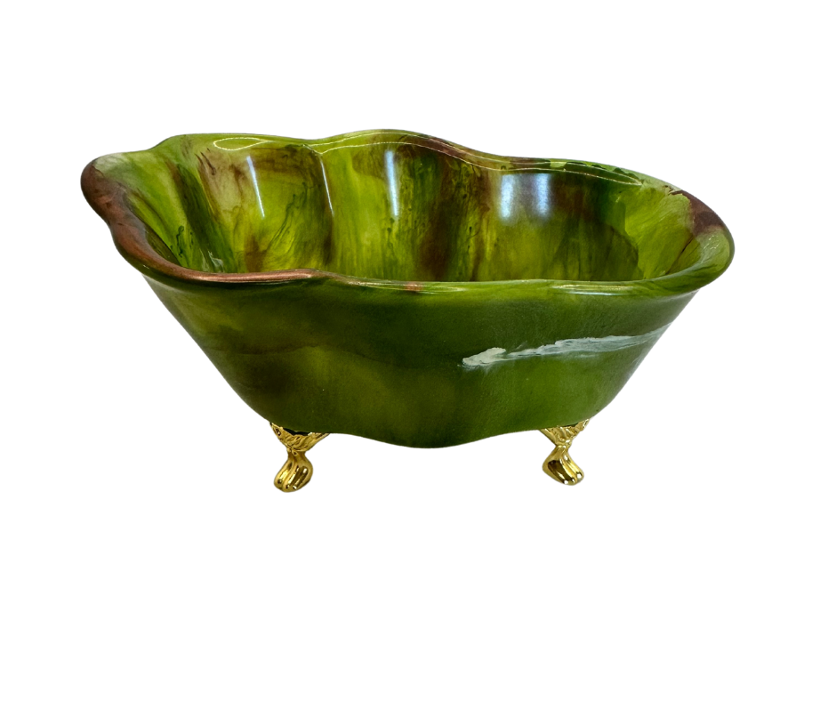 Green Envy Clawfoot Tub Soap Dish