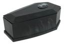 Black & Wispy Grey Coffin Trinket Box