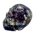 Sparkling Spectra Resin Skull