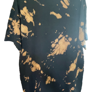 Black Bleach Tye-Dye Tee - Beach Mode - XL