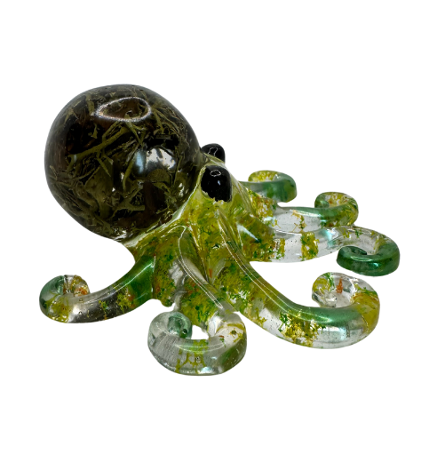 Mossy Tentacle Delight Resin Octopus