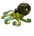 Mossy Tentacle Delight Resin Octopus