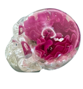 Pearl Petal Perfection Resin Skull