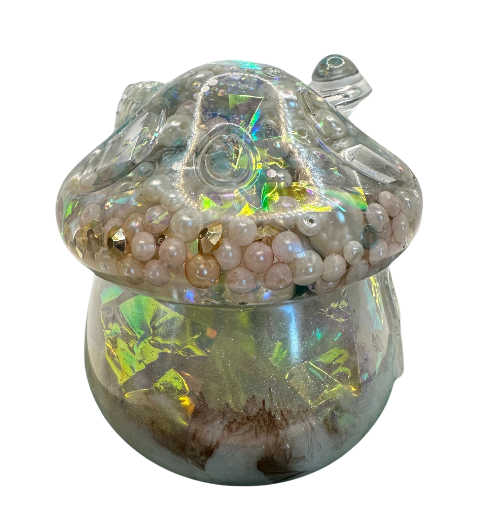 ShroomGlo Resin Delight Jar  with Lid