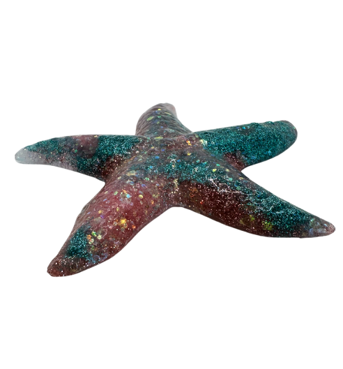 Glitterburst Resin Starfish