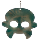 Black, Grey, Cream & Green Cow Self-Defence Keychain