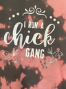 Bleached Grey T-Shirt Chick Gang - Large