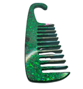 Sparkling Green Resin Comb