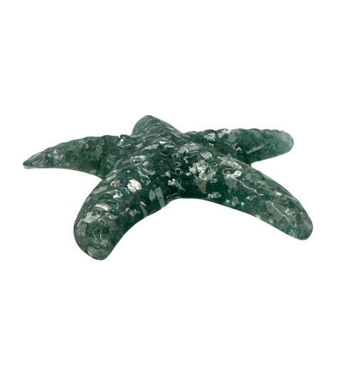 Seafoam Sparkle Starfish Ornament