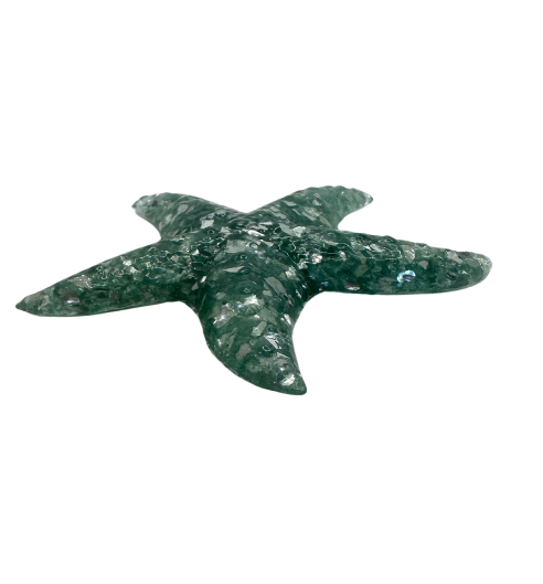 Seafoam Sparkle Starfish Ornament