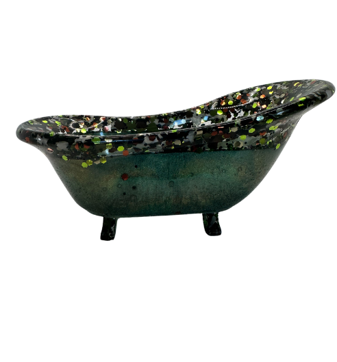 Luxe Camo Bath Tub Resin Soap Dish