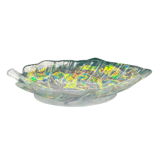 Shimmering Leaf Dance Resin Tray