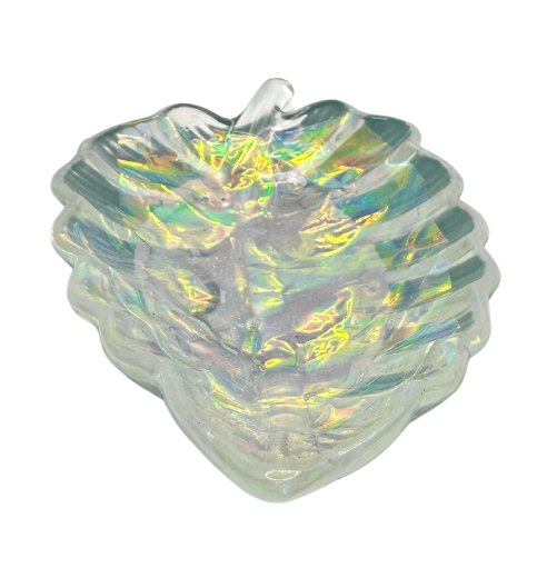 Shimmering Leaf Dance Resin Tray