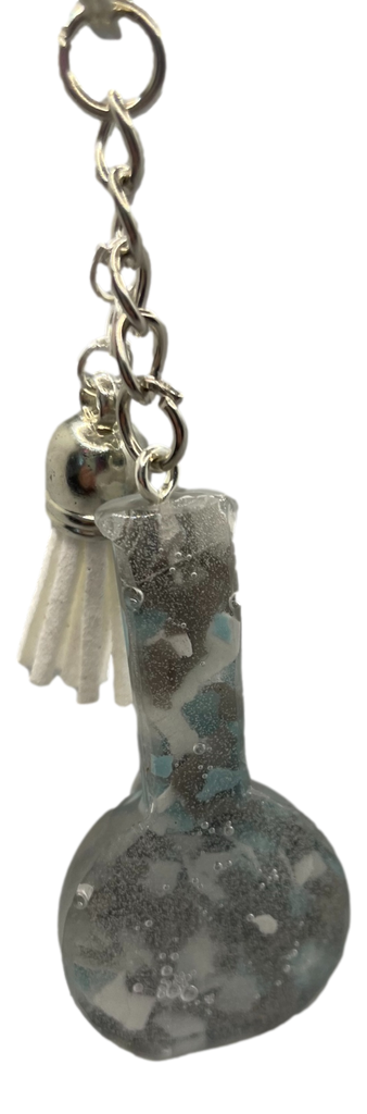 Blue Camo Bong  Keychain