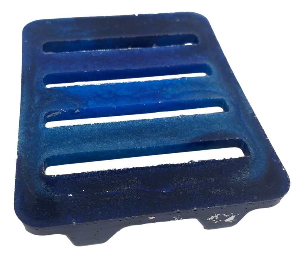 Blue Coaster Set with Tray