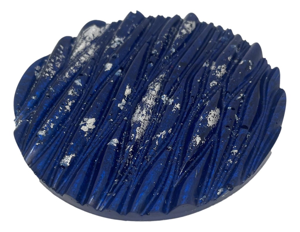 Blue Coaster Set with Tray