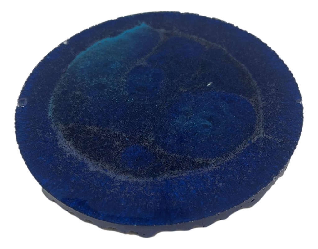 Blue Coaster Set with Tray