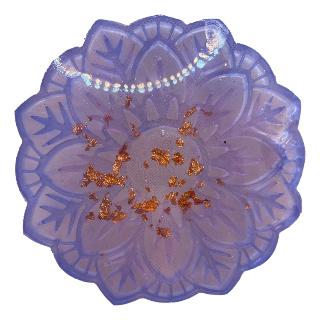 Blue Lotus Flower Candle Holder