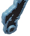 Blue and Black Nova Scotia Keychain