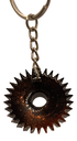 Black Multi-tooth Gear Keychain