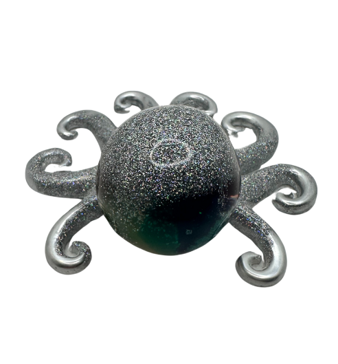 Shimmering OctoSparkle Resin Octopus 