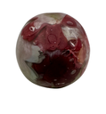 Muted Floral Resin Skull