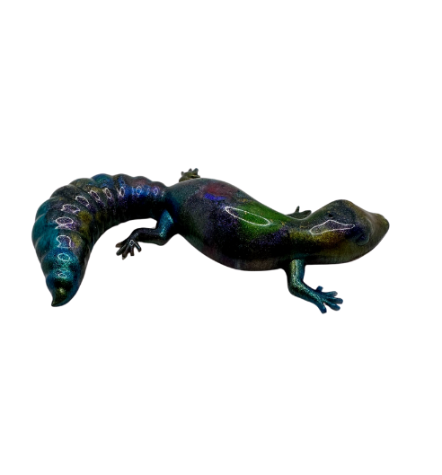 High Colour Flash Resin Gecko