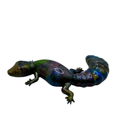High Colour Flash Resin Gecko