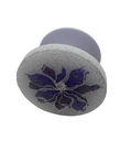Pretty Purple & Silver Flower Phone Pop  