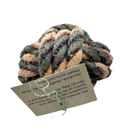 Hand Tied Rope Monkey Fist Knot