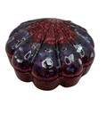 Red & Purple 2 Piece Shell Resin Trinket Dish