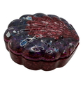 Red & Purple 2 Piece Shell Resin Trinket Dish