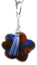 Multi-colour Paw Print Key Chain Charm