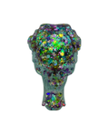 Glitzy Snail Skull - Resin 