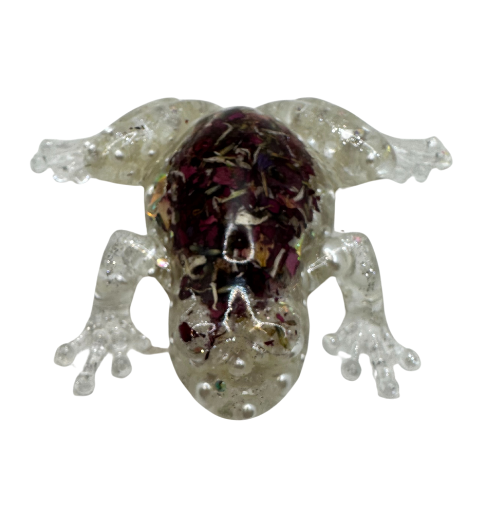 Pearl Splash 3D Froggy Resin Figurine