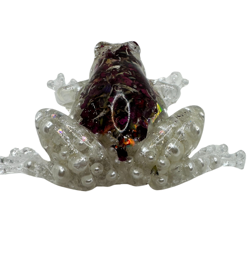 Pearl Splash 3D Froggy Resin Figurine