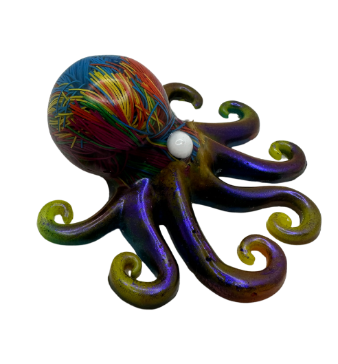 Stringy Splash Monster Resin Octopus