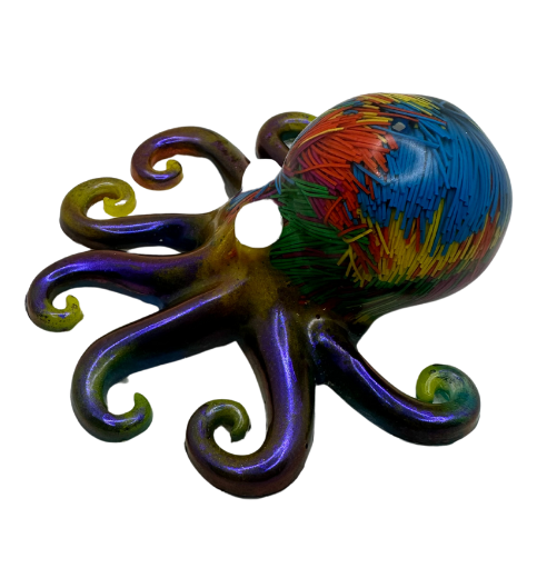 Stringy Splash Monster Resin Octopus