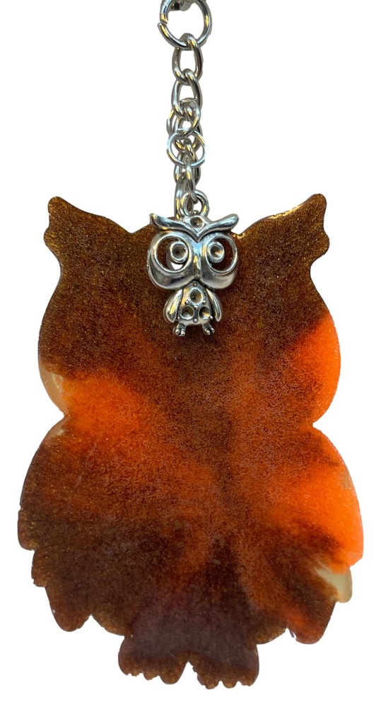 Brown Owl Key Chain